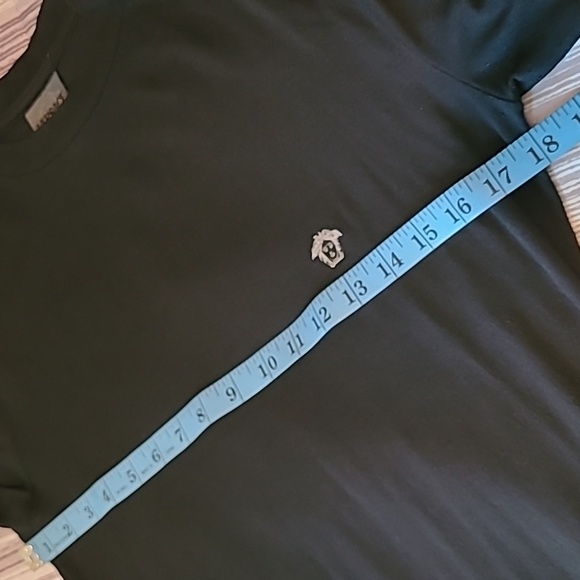 Versace Jeans Couture Wool Blend Black Long Sleeve Crew Neck Sweater Mens S - Picture 12 of 16